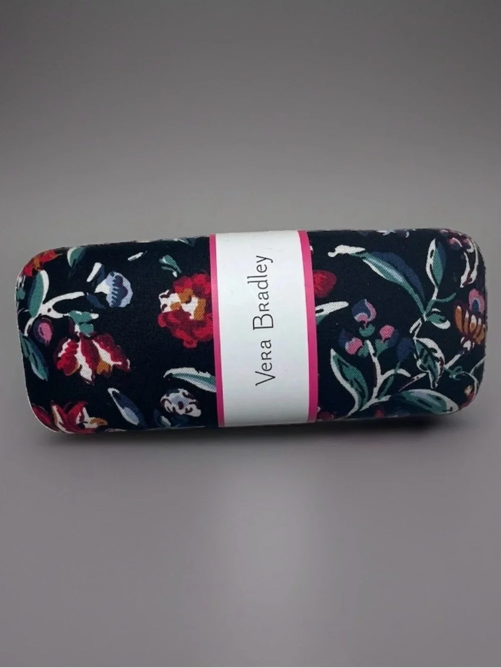 Vera Bradley Navy Floral Hard Eyewear Case